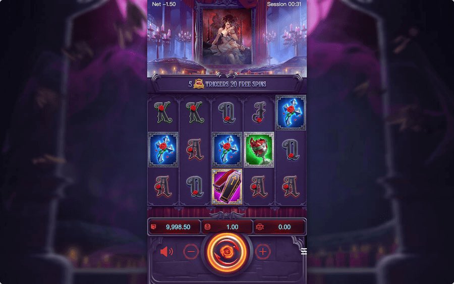 สัญลักษณ์ภายในเกม สล็อต Vampires Charm สัญลักษณ์ภายในเกม สล็อต Vampires Charm